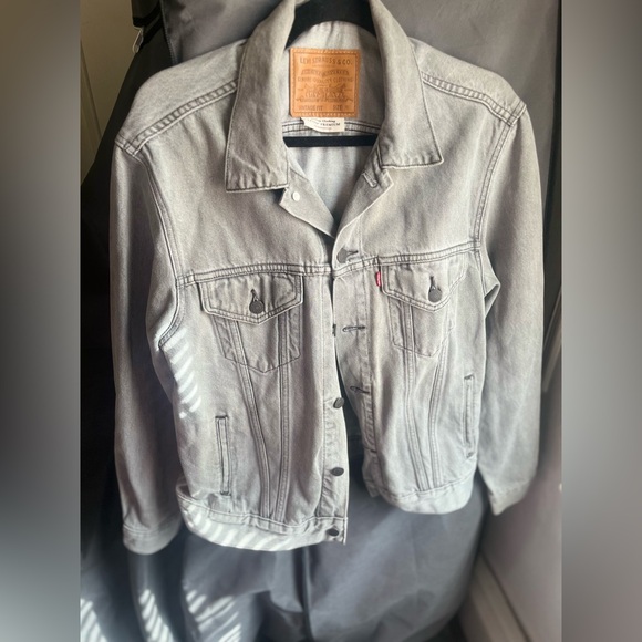 Levi’s Denim Trucker Jacket (Grey) - Picture 6 of 7